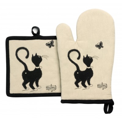 Lot gant/manique  3 chats
