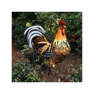 Coq coloré 81 cm