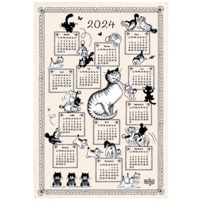 Calendrier 2024 - chatons