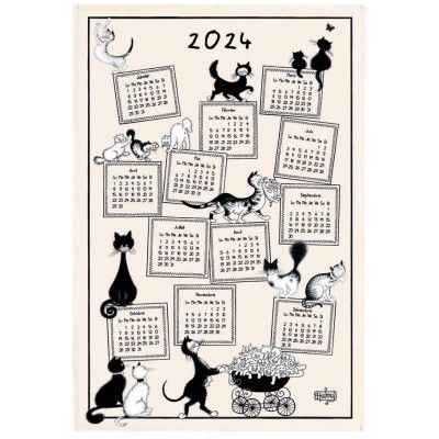 Calendrier 2024 - chat