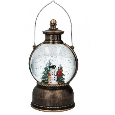 Lanterne ronde Bonhomme de Neige