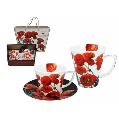 Set Tasse + mug Pavot