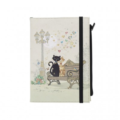 Note book A5 ligné + pochette