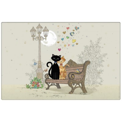 copy of Mini etui rond Chat peintre